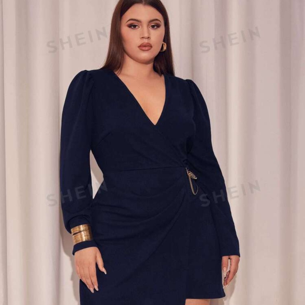 Navy blue dress